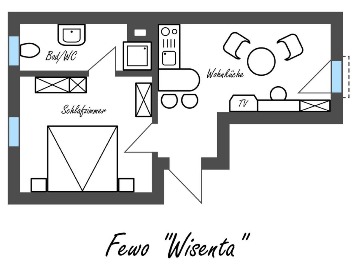 Feriengut Dietzsch Apartment Poritzsch ห้อง รูปภาพ